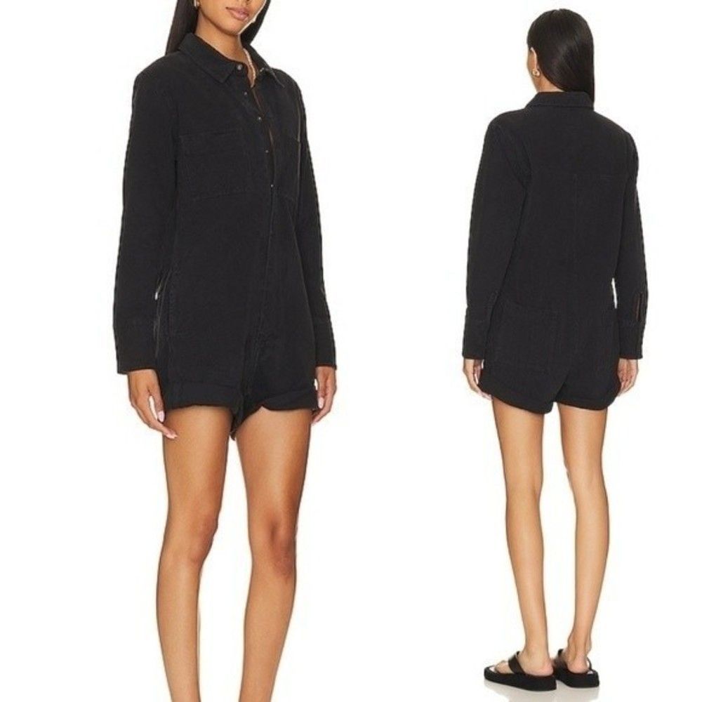Maurie + Eve  Silky Playsuit Romper Shorts